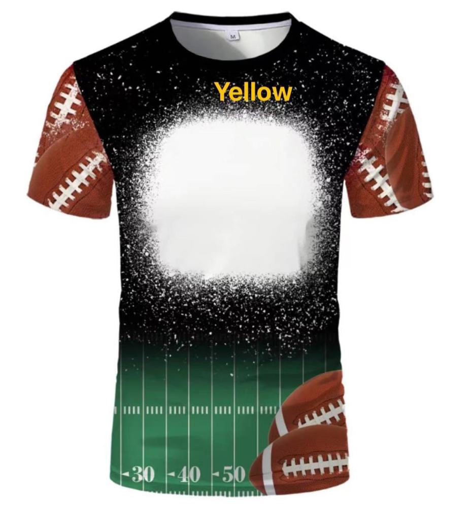 Sublimation Case of 50pack football T shirt withMixed Sizes M-4XL - Chinese Warehouse