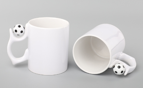 11oz Case of 36 pcs Sublimation Soccer Ceramic Mugs - Chinese Warehouse