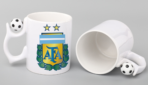 11oz Case of 36 pcs Sublimation Soccer Ceramic Mugs - Chinese Warehouse