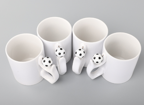 11oz Case of 36 pcs Sublimation Soccer Ceramic Mugs - Chinese Warehouse
