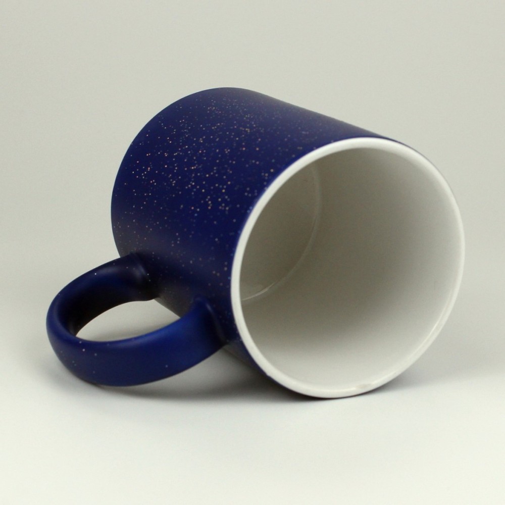 11oz Sublimation Case of 36pack Glitter Ceramic Colored Changing Mugs with Handle - Chinese Warehouse