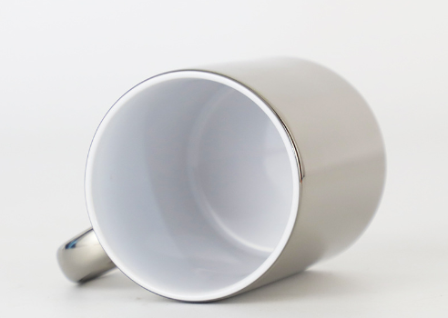 11oz Sublimation Case of 36pack Colored Ceramic Glossy  Mugs with Heart Handle - Chinese Warehouse