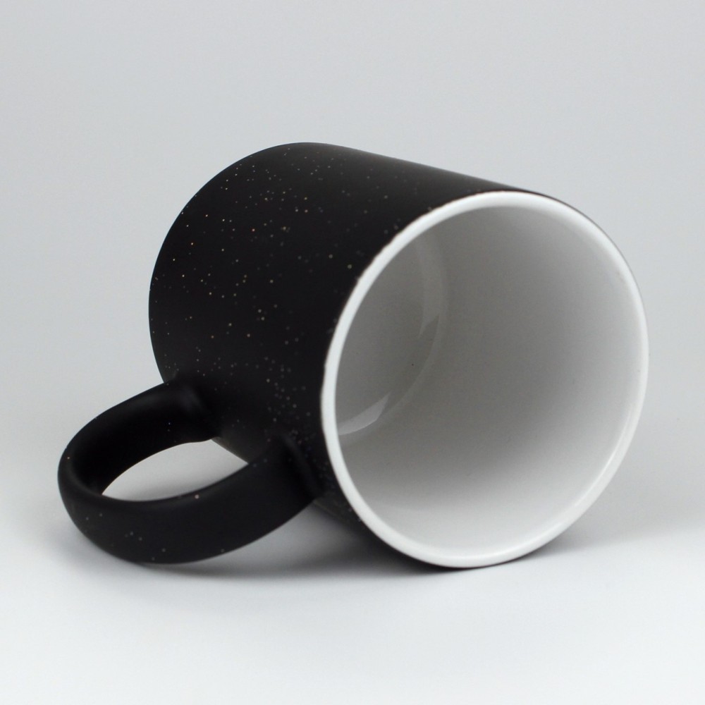 11oz Sublimation Case of 36pack Glitter Ceramic Colored Changing Mugs with Handle - Chinese Warehouse