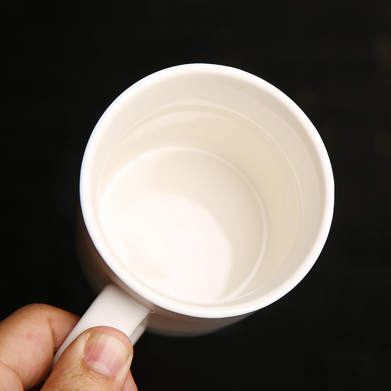 11oz Sublimation Case of 36pack Ceramic Mugs with Handle, Spoon and Bamboo Lids - Chinese Warehouse