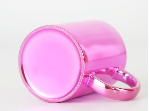 11oz Sublimation Case of 36pack Colored Ceramic Glossy  Mugs with Heart Handle - Chinese Warehouse