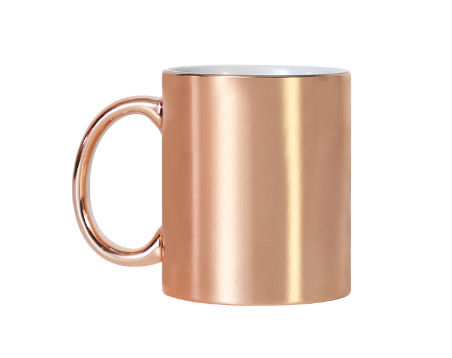 11oz Sublimation Case of 36pack Colored Ceramic Glossy  Mugs with Heart Handle - Chinese Warehouse