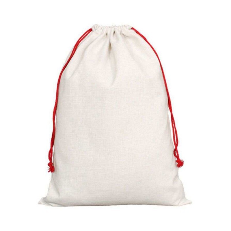 19*26 "/10*15" Christmas Sublimation Blank Santa Bags  - Chinese Warehouse