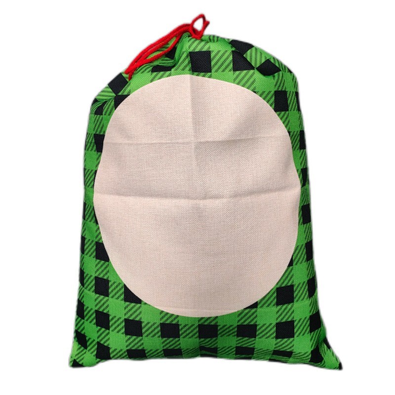 Sublimation Blank Santa Bags With The Design - Chinese Warehouse