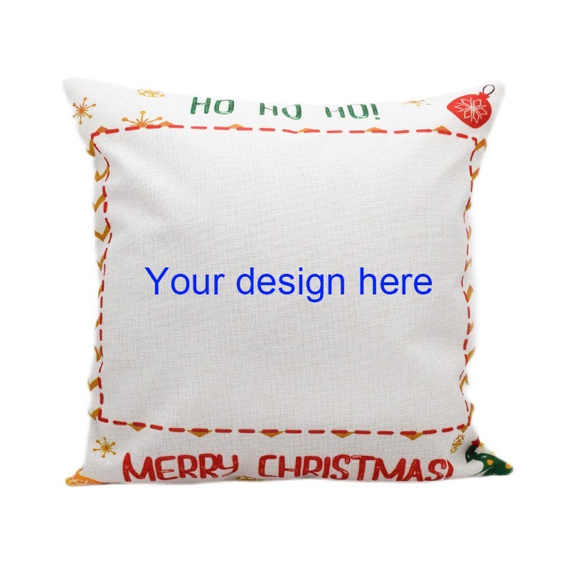15.7''*15.7''  Sublimation Blank Pillowcases for Christmas - Chinese Warehouse