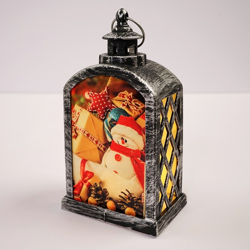 Christmas Gift Sublimation Blank 5.5*3*2.1inch LED Lantern Gift   - Chinese Warehouse