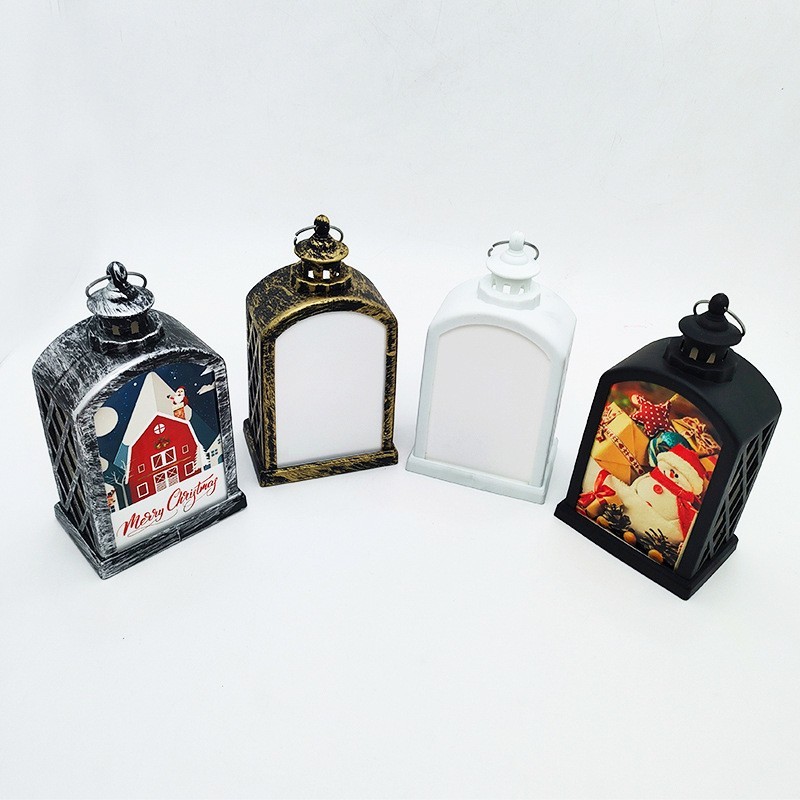 Christmas Gift Sublimation Blank 5.5*3*2.1inch LED Lantern Gift   - Chinese Warehouse