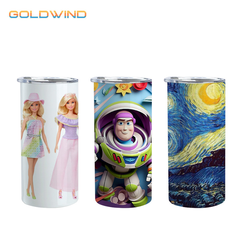 Pre-order US Warehouse Case of 25pack 12oz Sublimation Straight Skinny Tumblers wiht Plastic Straw&Lids