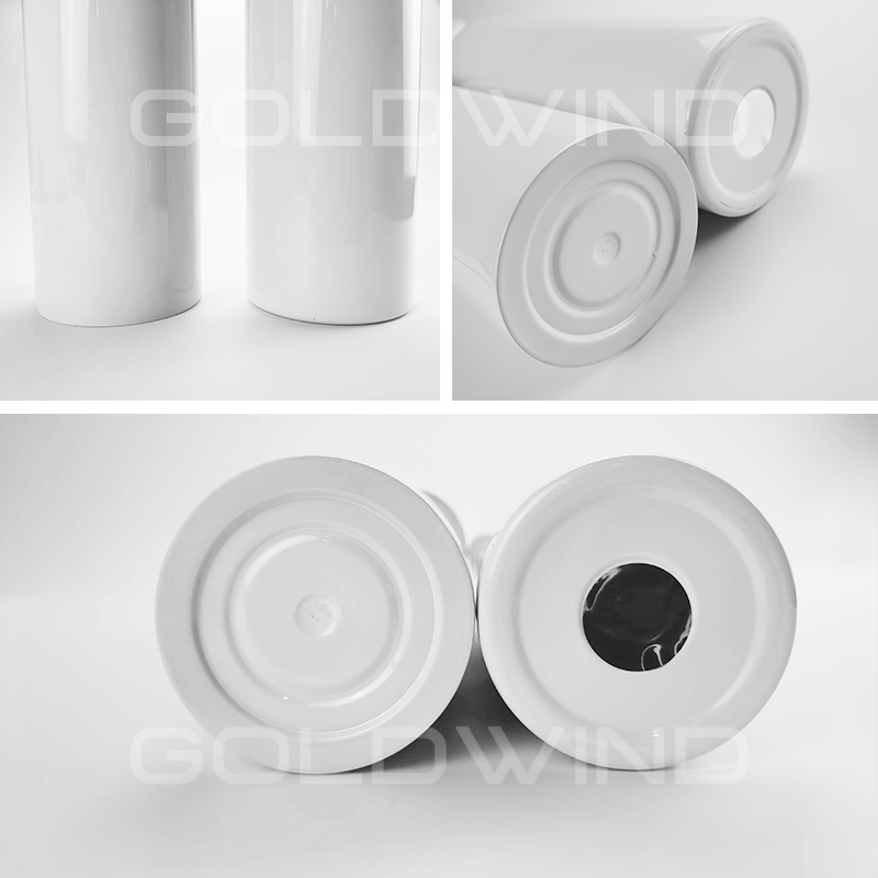 Pre-order US Warehouse Case of 25pack 20oz Sublimation Glossy Flat Edge Sub Straight Skinny Tumblers with Plastic Straw