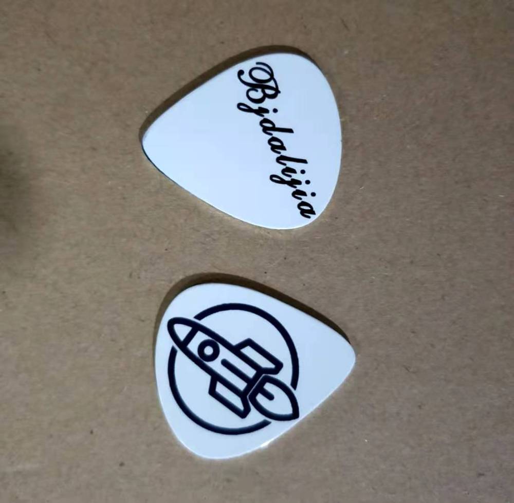 Sublimation blank guitar pick 100pcs -chinses warehouse