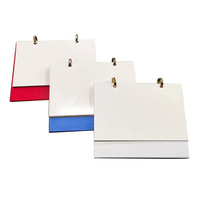 New Year Custom Calendars Hard Cardboard Sublimation Calendar Blanks For Heat Transfer