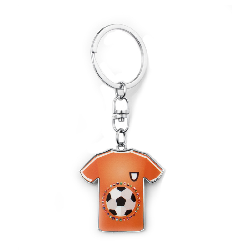 Sublimation Blank keychain football clothing-shaped pendant keychain- Chinese Warehouse