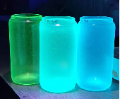 16oz Glass Jar For Sublimation Case of 50 packs Glow in the Dark Blanks- Chinese Warehouse