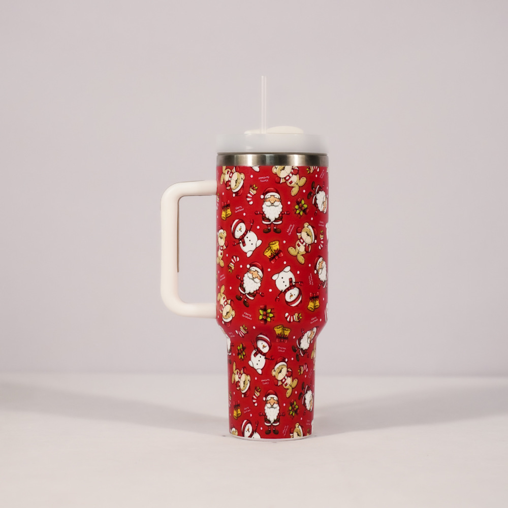 Christmas Gifts 40oz Stainless Steel Tumbler With Straw Case of 20 packs -Chinese Warehouse
