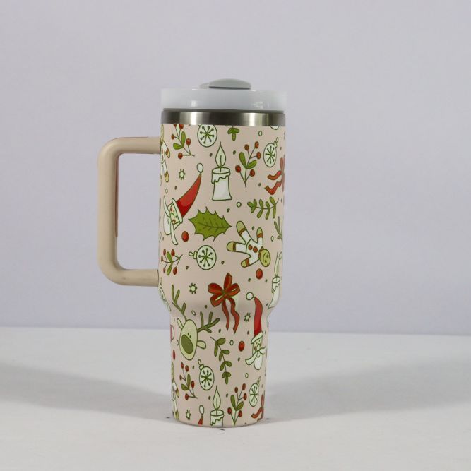 Christmas Gifts 40oz Stainless Steel Tumbler With Straw Case of 20 packs -Chinese Warehouse