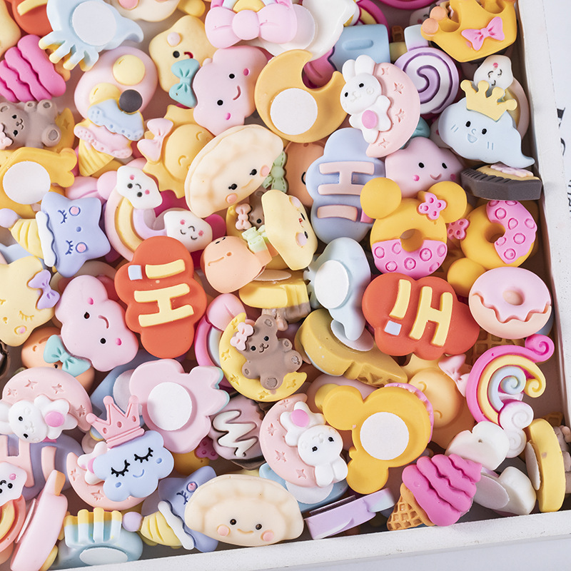 Cute Cartoon Stickers Water Cup Self Adhesive Kawaii Stickers Mixed Diy Phone Shell Bottle 3d Resin Plastic Deco Stickers