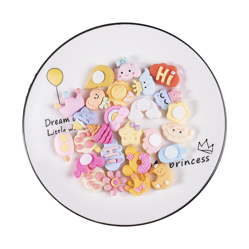 Cute Cartoon Stickers Water Cup Self Adhesive Kawaii Stickers Mixed Diy Phone Shell Bottle 3d Resin Plastic Deco Stickers
