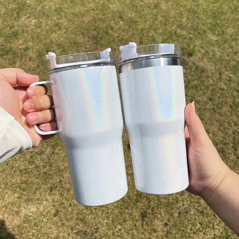 Case of 25pack Newest Style Sublimation 20oz Kids Sparkly Stanley Tumbler - Chinese warehouse