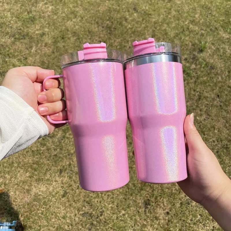 Case of 25pack Newest Style Sublimation 20oz Kids Sparkly Stanley Tumbler - Chinese warehouse