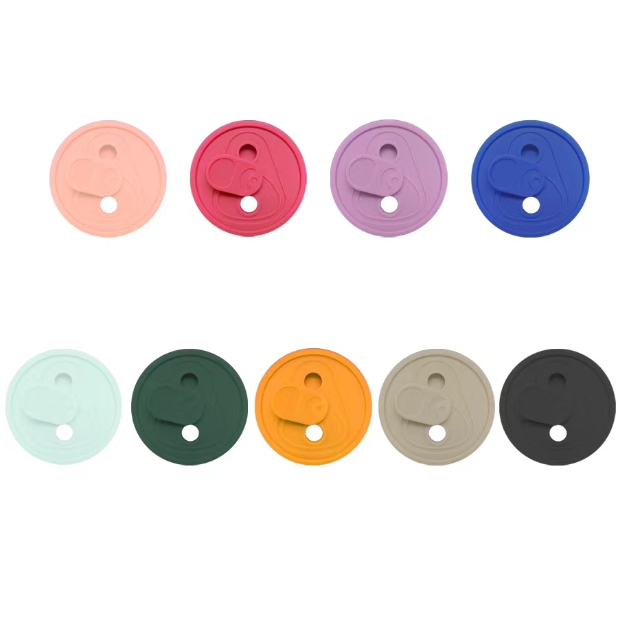 The Silicone  Multi Color Lids for 16oz Glass Can  - Chinese Warehouse