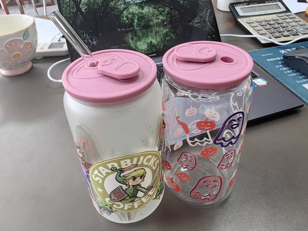 The Silicone  Multi Color Lids for 16oz Glass Can  - Chinese Warehouse