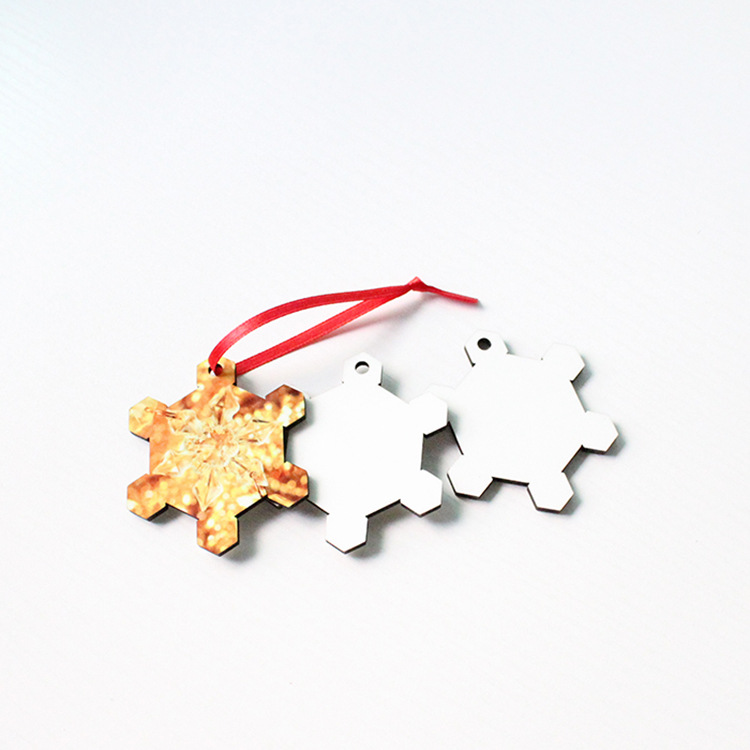 Presale - RTS US Warehouse Case of 100pcs Mixed Design MDF Sublimation Christmas Hanging Ornaments