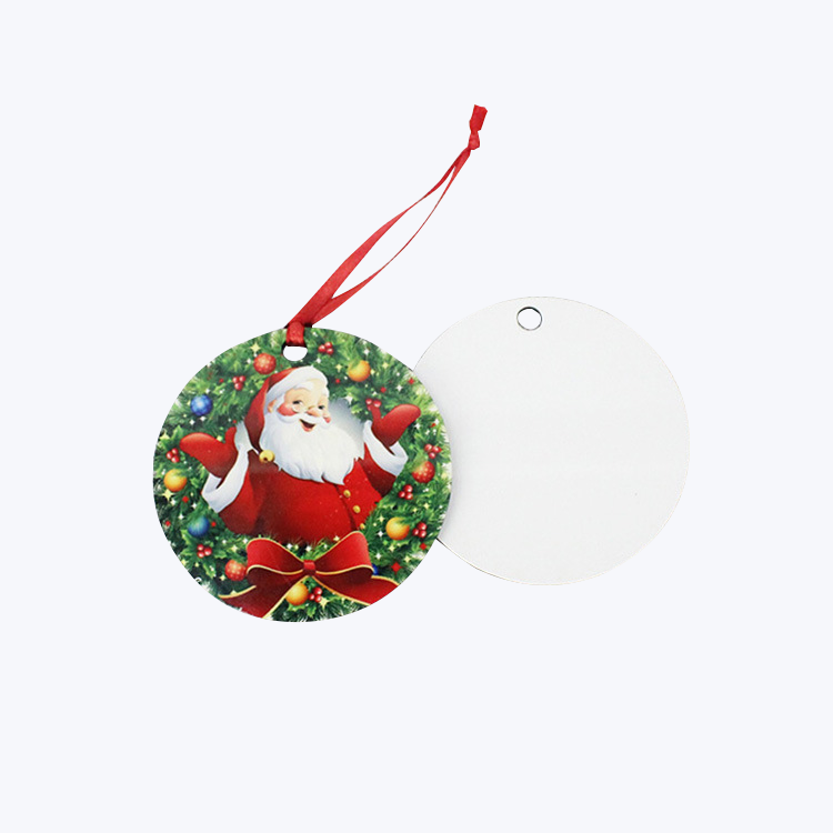 Presale - RTS US Warehouse Case of 100pcs Mixed Design MDF Sublimation Christmas Hanging Ornaments