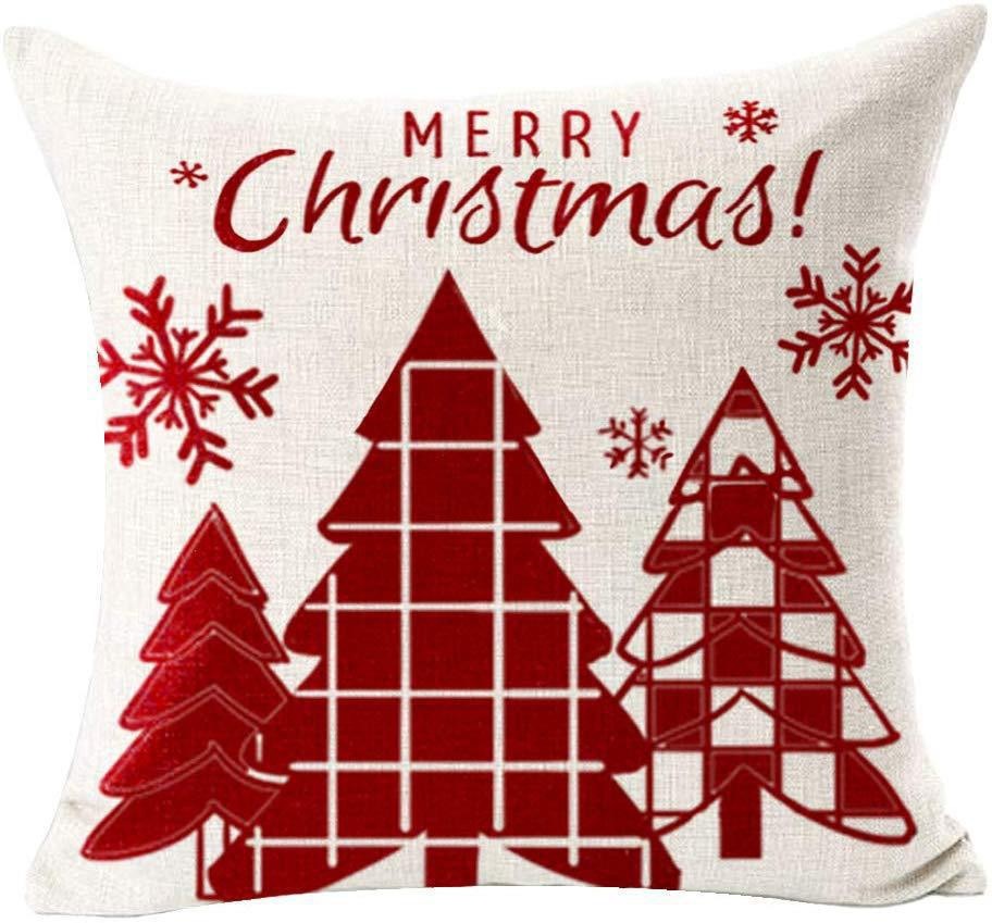 Christmas Design Elk/Snowman pillowcase - Chinese Warehouse