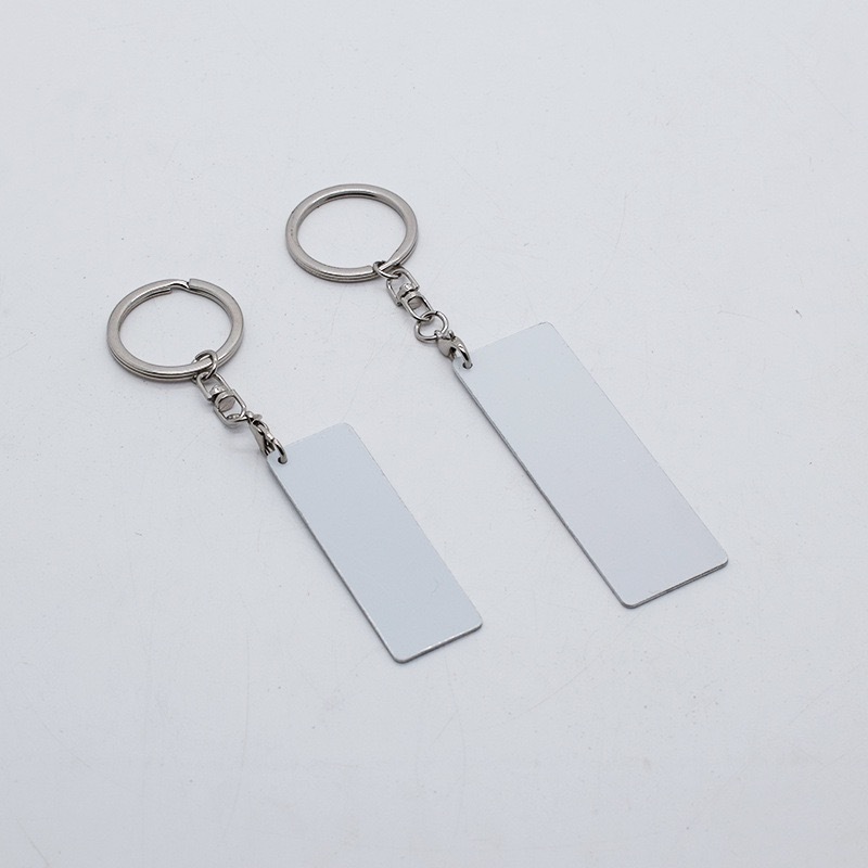 Sublimation Case of 100pack Double-side Mental Keychain with Mixed shapes - Chinese Warehouse