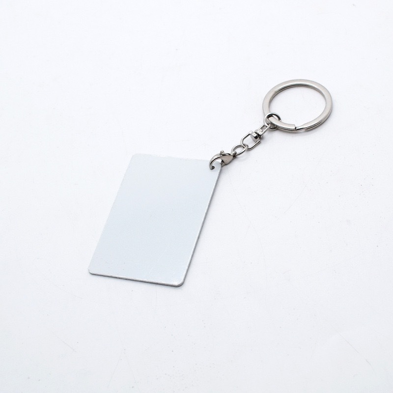 Sublimation Case of 100pack Double-side Mental Keychain with Mixed shapes - Chinese Warehouse