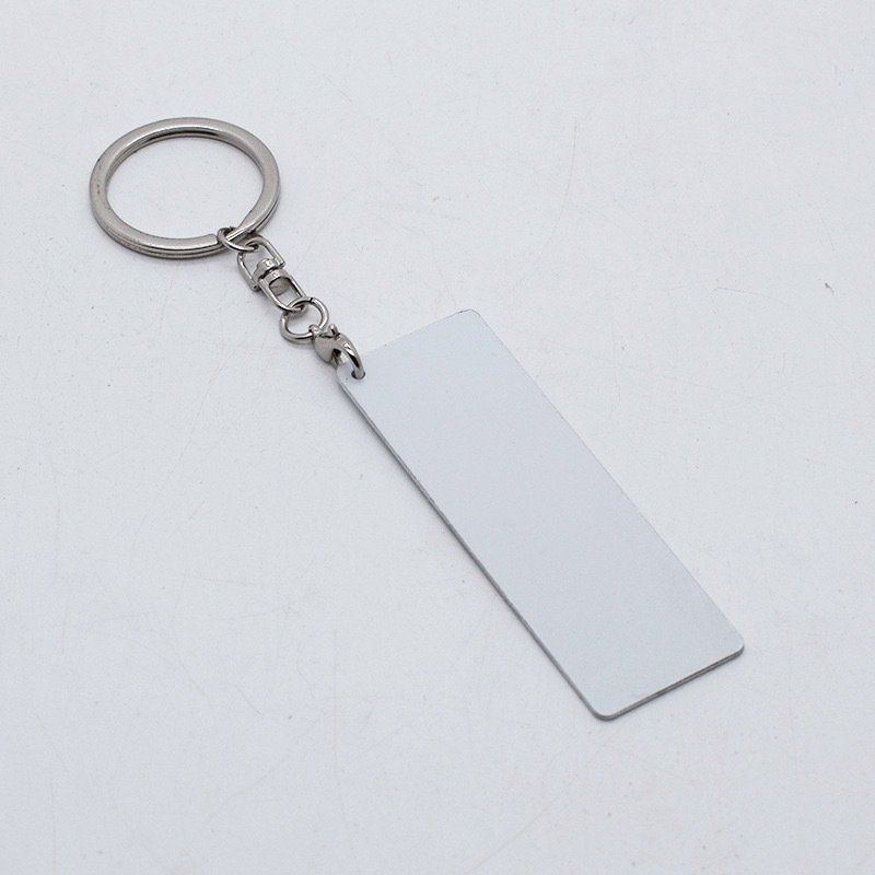 Sublimation Case of 100pack Double-side Mental Keychain with Mixed shapes - Chinese Warehouse