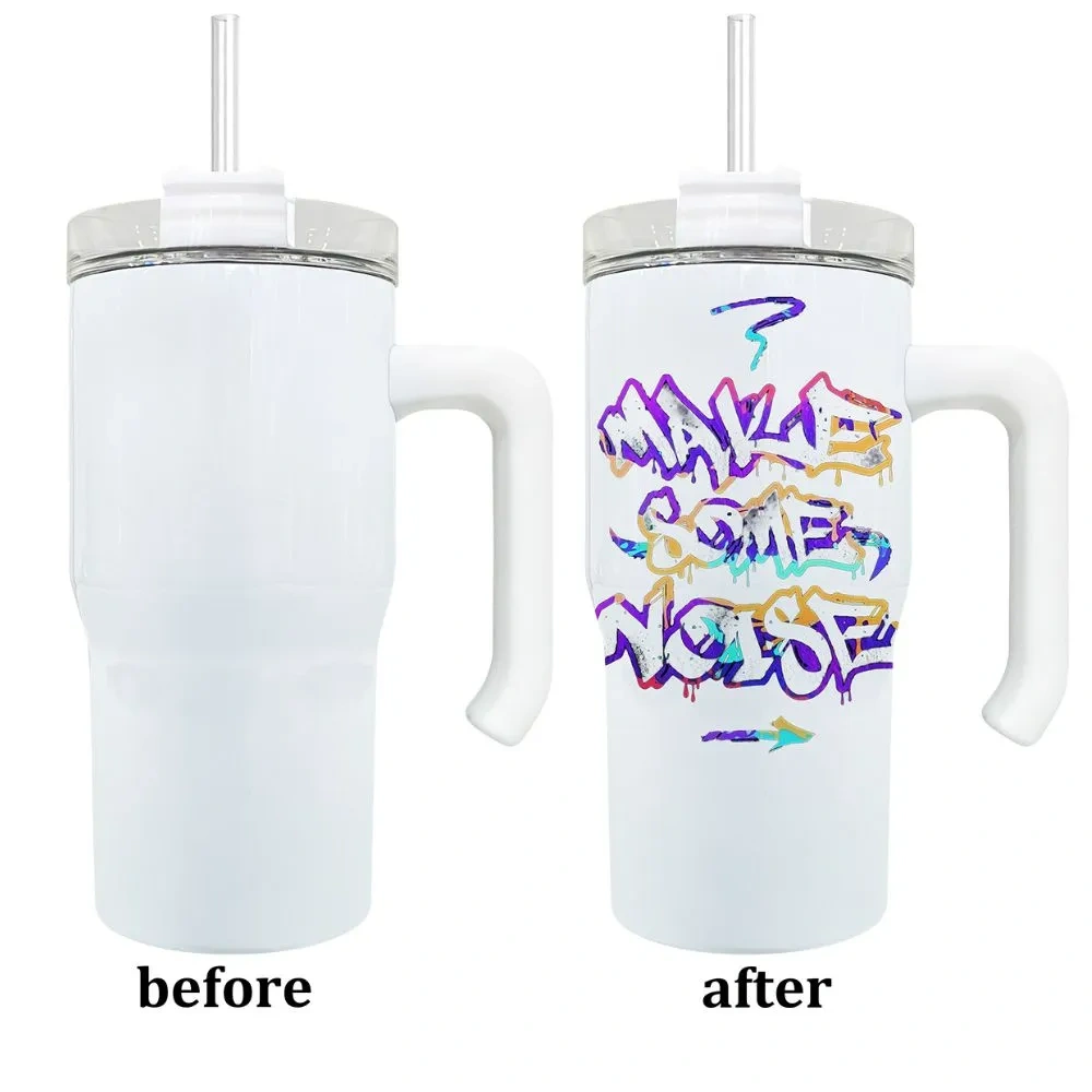 2024 New Design of 20oz Stainless Steel Coffee Travel Mugs with handle  - Chinese Warehouse