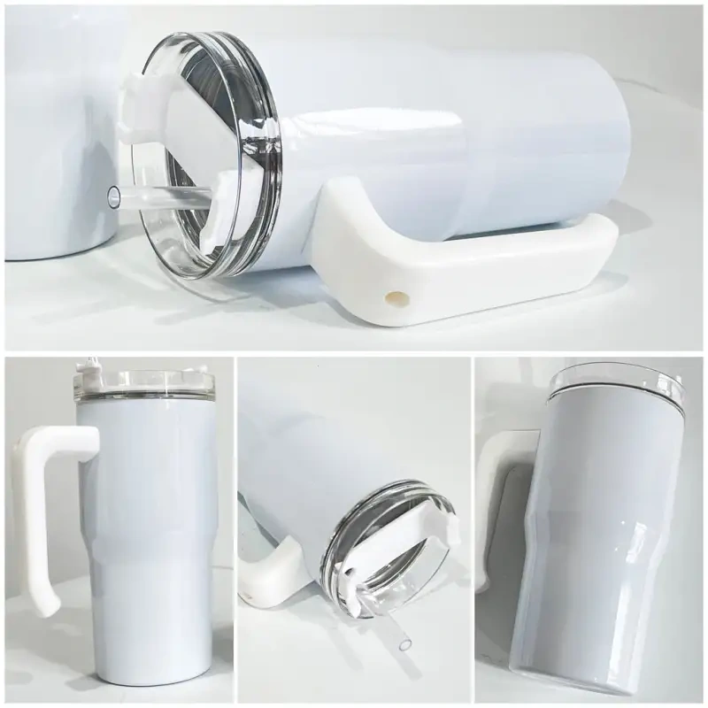 2024 New Design of 20oz Stainless Steel Coffee Travel Mugs with handle  - Chinese Warehouse