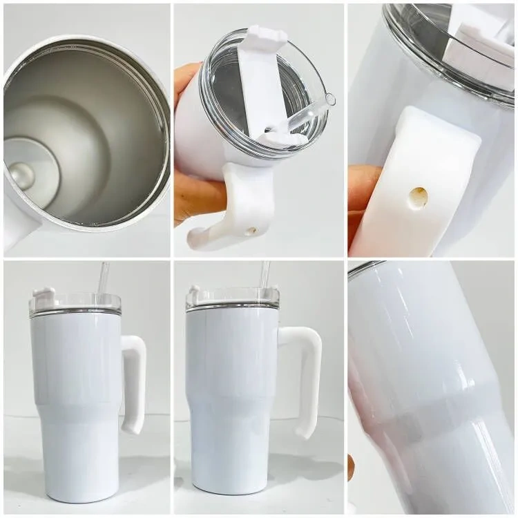 2024 New Design of 20oz Stainless Steel Coffee Travel Mugs with handle  - Chinese Warehouse