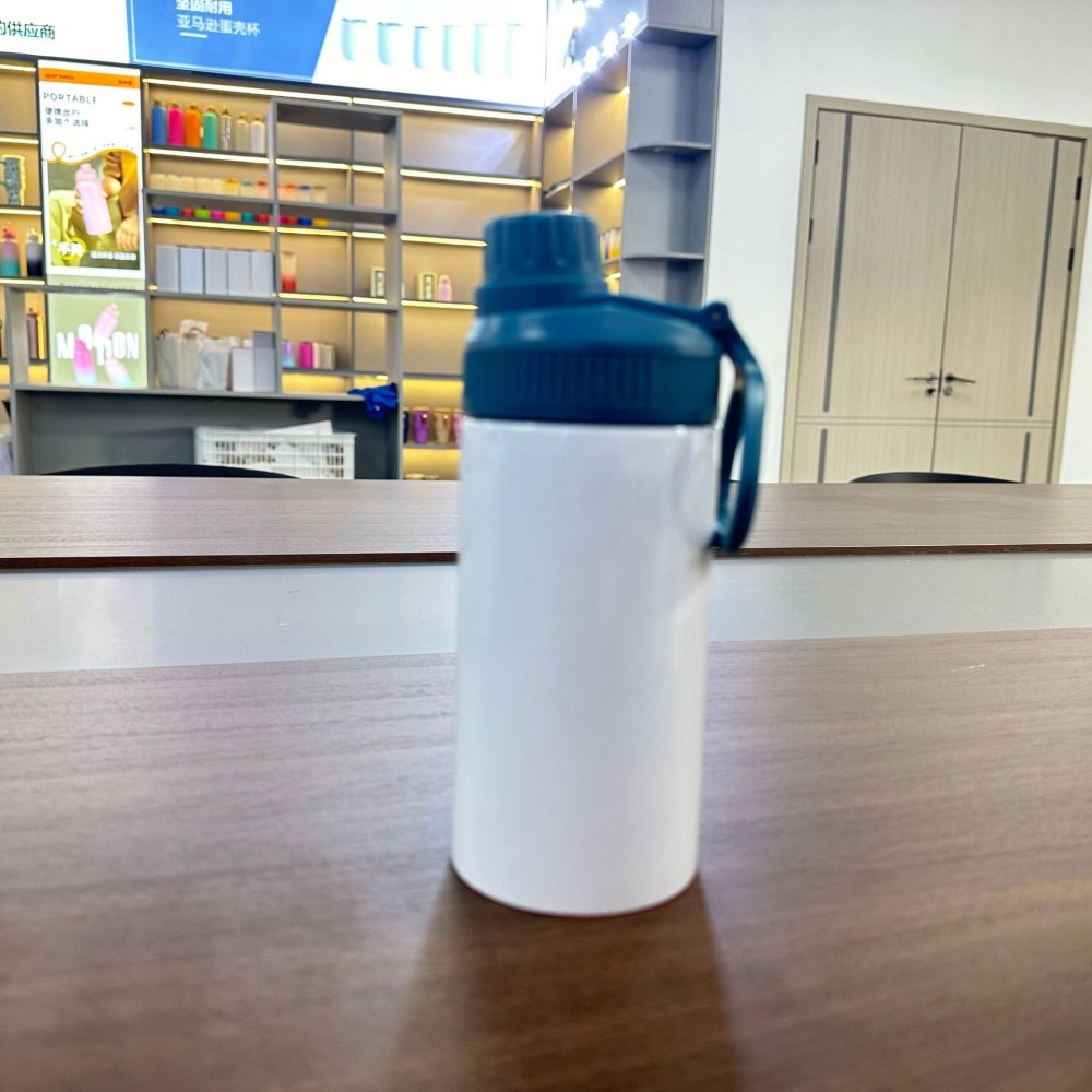 Case of 25pack 12oz Sublimation Stainless Straight  Kids Water Bottle with Sport Lids