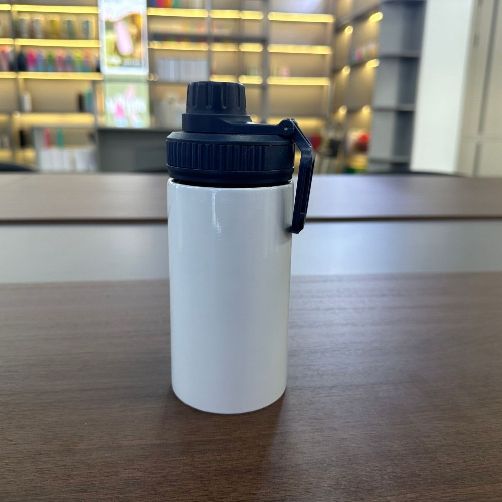 Case of 25pack 12oz Sublimation Stainless Straight  Kids Water Bottle with Sport Lids