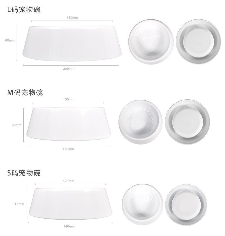 2024 New Sublimation Blank  Polymer Plastic Pet Bowl