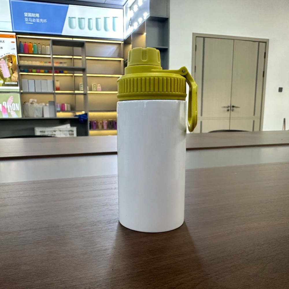 Case of 25pack 12oz Sublimation Stainless Straight  Kids Water Bottle with Sport Lids