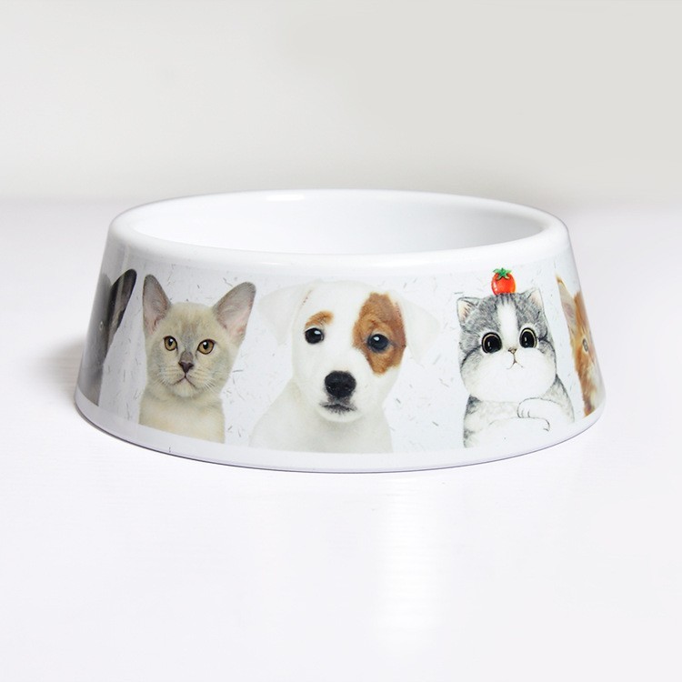 2024 New Sublimation Blank  Polymer Plastic Pet Bowl