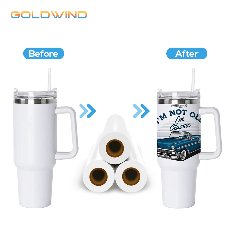 RTS Chinese Warehouse Case of 25pack 40oz Stanly1.0 White sublimation Tumblers with 10 Colored Hanlde&Lids&Plastic straw