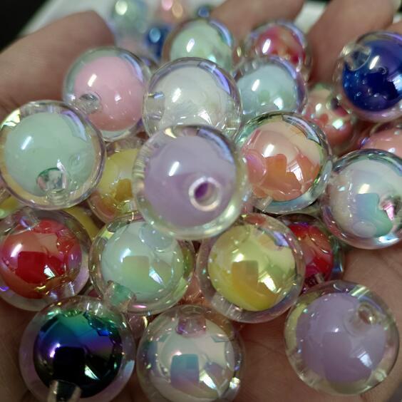 Pens with Beads and Rubber Stopper