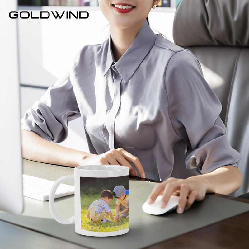 11oz Case of 36pack White Sublimation Ceramic Mugs with White Handle - Chinese Warehouse