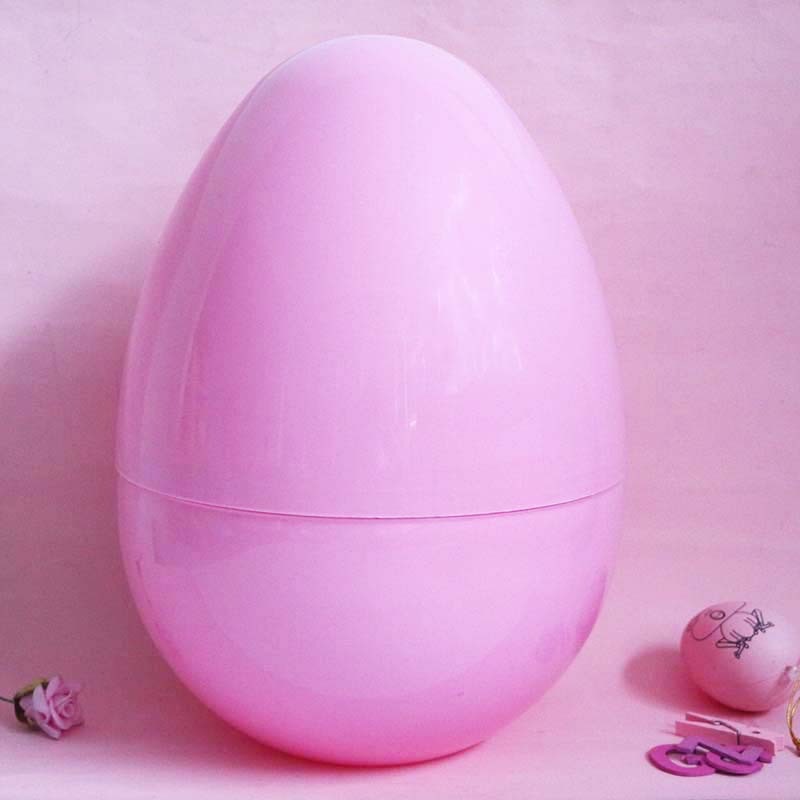 11.8*7.87 inches Mixed Color Plastic Refillable Eggs for Easter - Chinese Warehouse