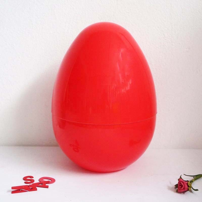 11.8*7.87 inches Mixed Color Plastic Refillable Eggs for Easter - Chinese Warehouse