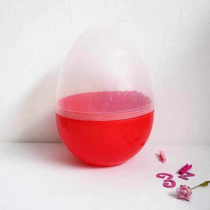 11.8*7.87 inches Mixed Color Plastic Refillable Eggs for Easter - Chinese Warehouse
