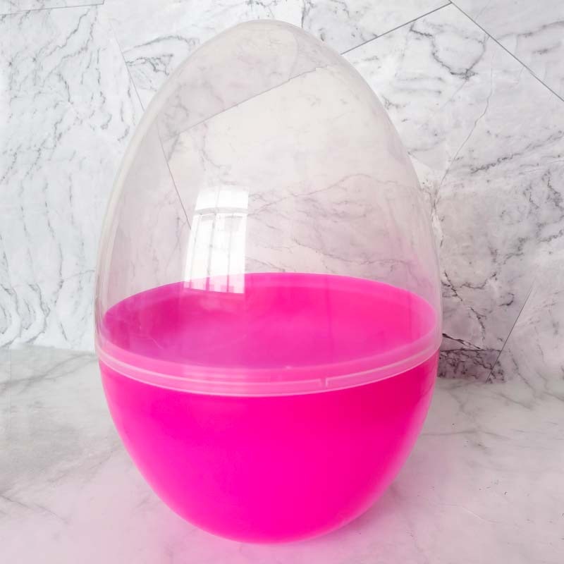 11.8*7.87 inches Mixed Color Plastic Refillable Eggs for Easter - Chinese Warehouse